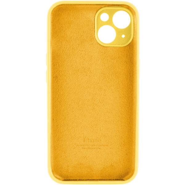 Чохол для смартфона Silicone Full Case AA Camera Protect for Apple iPhone 15 56,Sunny Жовтий