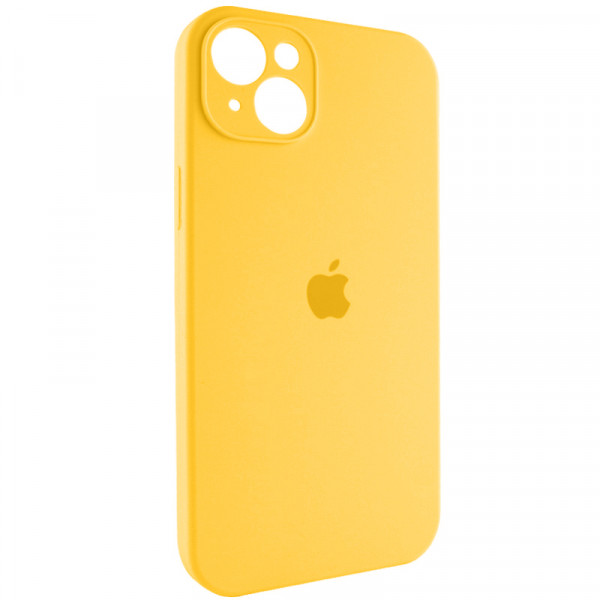 Чохол для смартфона Silicone Full Case AA Camera Protect for Apple iPhone 15 56,Sunny Жовтий