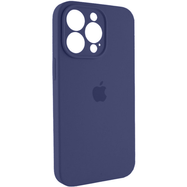 Чохол для смартфона Silicone Full Case AA Camera Protect for Apple iPhone 15 Pro 7,Dark Блакитний