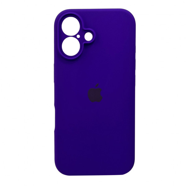 Чохол для смартфона Silicone Full Case AA Camera Protect for Apple iPhone 16 22,Dark Purple