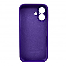 Чохол для смартфона Silicone Full Case AA Camera Protect for Apple iPhone 16 22,Dark Purple