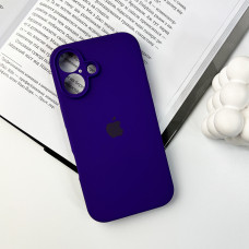 Чохол для смартфона Silicone Full Case AA Camera Protect for Apple iPhone 16 22,Dark Purple