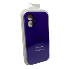 Чохол для смартфона Silicone Full Case AA Camera Protect for Apple iPhone 16 22,Dark Purple