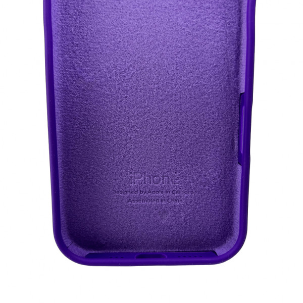 Чохол для смартфона Silicone Full Case AA Camera Protect for Apple iPhone 16 22,Dark Purple