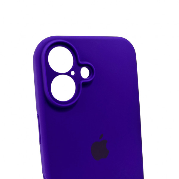 Чохол для смартфона Silicone Full Case AA Camera Protect for Apple iPhone 16 22,Dark Purple