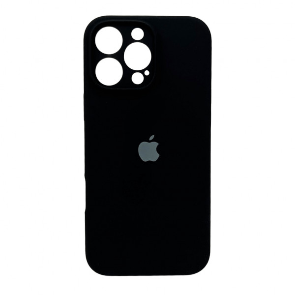 Чохол для смартфона Silicone Full Case AA Camera Protect for Apple iPhone 16 Pro Max 14,Чорний