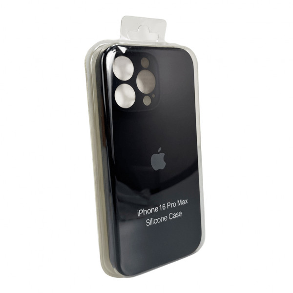 Чохол для смартфона Silicone Full Case AA Camera Protect for Apple iPhone 16 Pro Max 14,Чорний