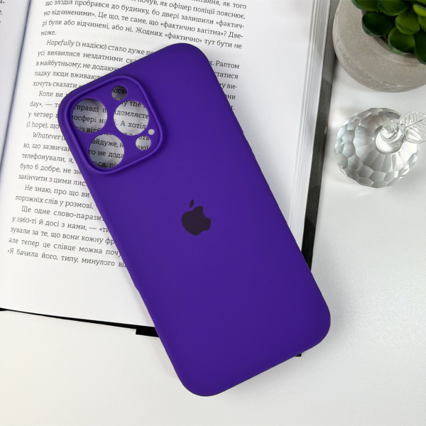 Чохол для смартфона Silicone Full Case AA Camera Protect for Apple iPhone 16 Pro Max 54,Amethist