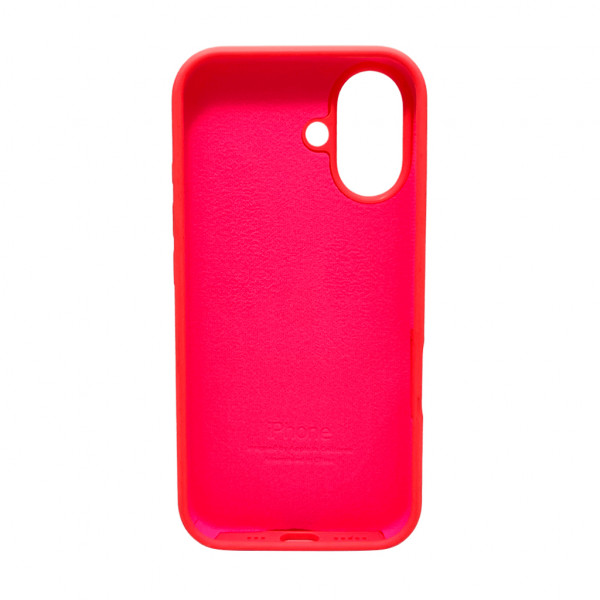 Чохол для смартфона Silicone Full Case AA Open Cam for Apple iPhone 16 50,Pink Orange