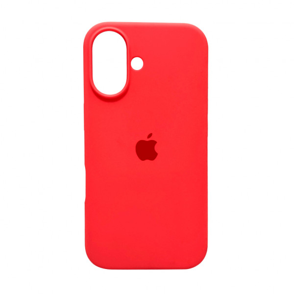 Чохол для смартфона Silicone Full Case AA Open Cam for Apple iPhone 16 50,Pink Orange