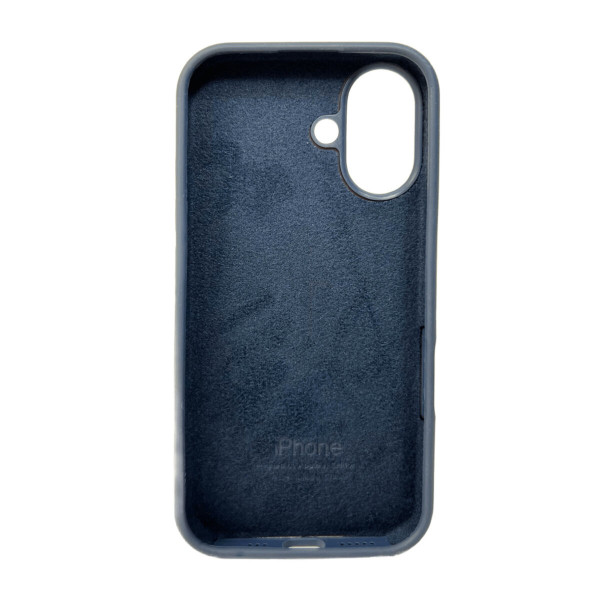 Чохол для смартфона Silicone Full Case AA Open Cam for Apple iPhone 16 7,Dark Блакитний