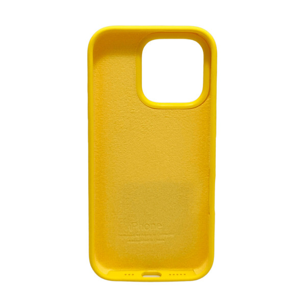 Чохол для смартфона Silicone Full Case AA Open Cam for Apple iPhone 16 Pro Max 33,Canary Yellow