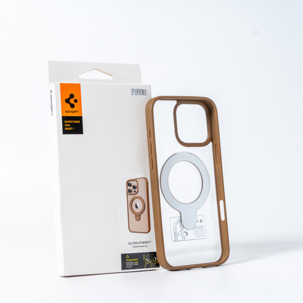 Чохол для смартфона Spigen AAA Magnetic Ring for Apple iPhone 16 Brown