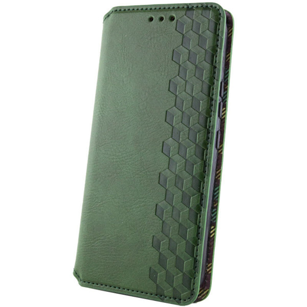 Чохол-книжка для смартфона Rubic Leather for Xiaomi Червонийmi Note 13 Pro Plus 5G Green
