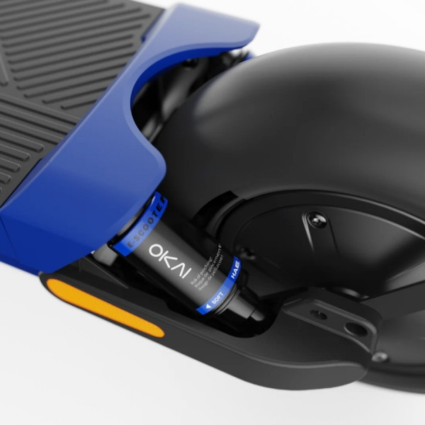 Електросамокат OKAI ES40-Blue 10", 500(1000)W, 15.6Ah, 70km, 38kmh, 25%, NFC, App, 28kg