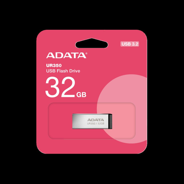 Флеш-накопичувач ADATA USB 3.2 UR 350 32Gb Silver/Black