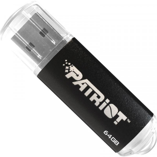 Флеш-накопичувач Patriot USB 2.0 Xporter Pulse 64GB Metal/Black