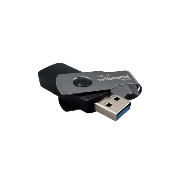 Флеш-накопичувач Wibrand USB 3.2 Gen1 Lizard 16GB Black (WI3.2/LI16P9B)