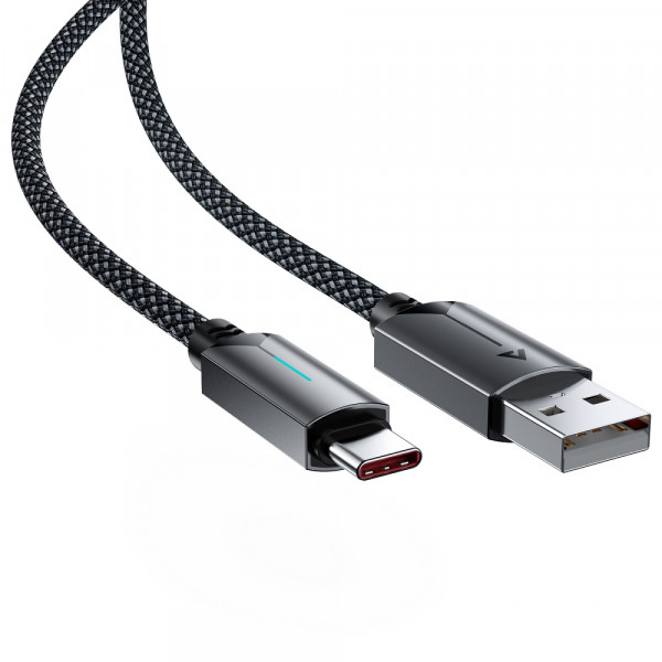 Кабель ACEFAST C19-04 USB-A to USB-C fast charging data cable Black (6974316284482)