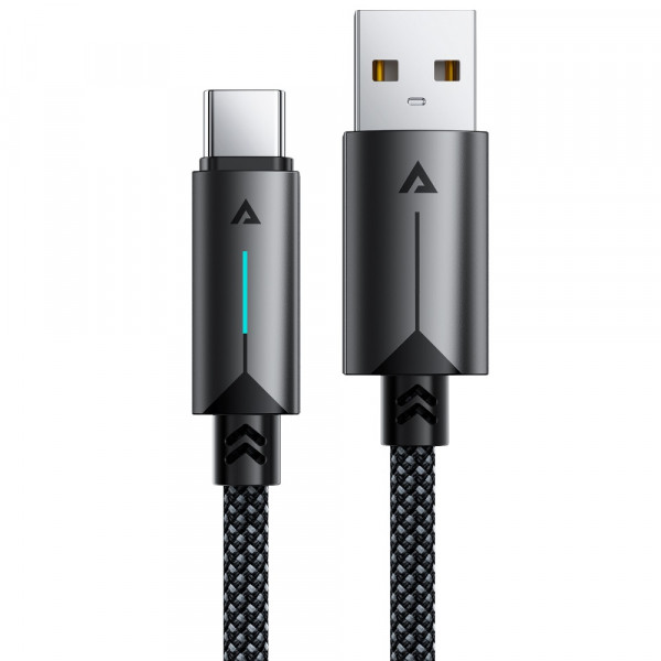 Кабель ACEFAST C19-04 USB-A to USB-C fast charging data cable Black (6974316284482)