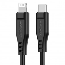Кабель ACEFAST C3-01 Type-C to iP 3A, 30W, TPE, TPE connectors, Чорний