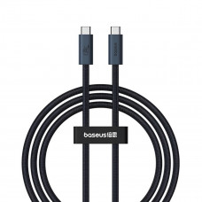 Кабель Baseus Flash Series 2 USB4 Full Featured Data Cable Type-C to Type-C 240W 1m Cluster Чорний