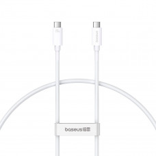 Кабель Baseus Superior 2 USB4 Full-Function Fast Charging Cable USB-C to USB-C 240W 5.9ft Moon White