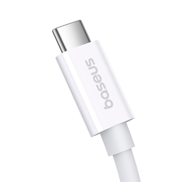 Кабель Baseus Superior 2 USB4 Full-Function Fast Charging Cable USB-C to USB-C 240W 5.9ft Moon White