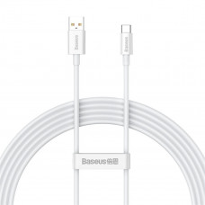 Кабель Baseus Superior Series Fast Charging Data Cable USB to Type-C 100W 2m Moon White