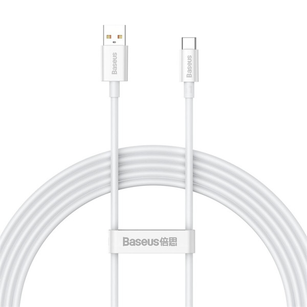 Кабель Baseus Superior Series Fast Charging Data Cable USB to Type-C 100W 2m Moon White