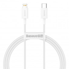 Кабель Baseus Superior Series Type-C to IP PD 20W 1m Білий