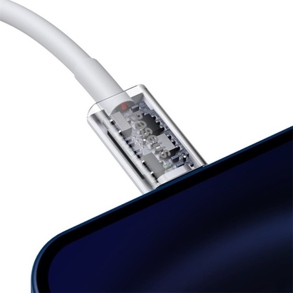 Кабель Baseus Superior Series Type-C to IP PD 20W 1m Білий