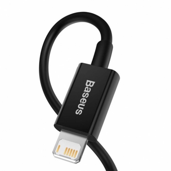 Кабель Baseus Superior Series USB to iP 2.4A 1m Чорний