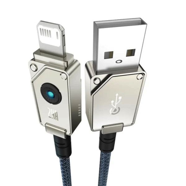 Кабель Baseus Unbreakable Series Fast Charging Data Cable USB to iP 2.4A 1m Stellar White