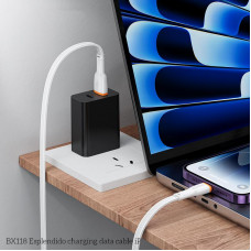 Кабель BOROFONE BX118 Esplendido charging data cable iP White (6941991120930)