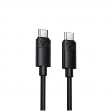 Кабель BOROFONE BX123 Leya 60W silicone charging data cable C to C Black (6941991124235)