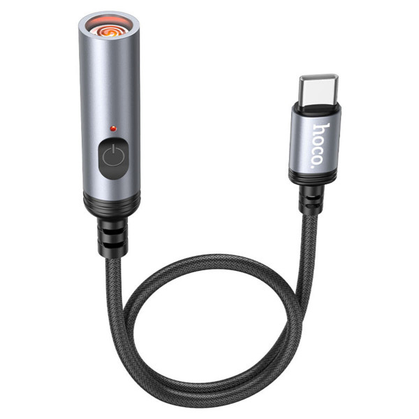Кабель Hoco UA30 Type-C mini cigarette lighter Чорний