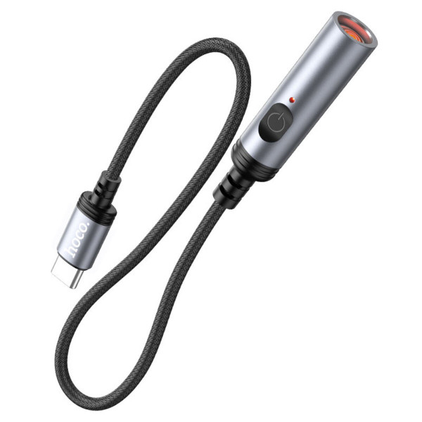 Кабель Hoco UA30 Type-C mini cigarette lighter Чорний