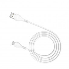 Кабель HOCO X37 USB to Type-C 3A, 1m, PVC, PVC connectors, Білий