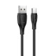 Кабель HOCO X61 Ultimate silicone charging data cable for Type-C Black (6931474747846)