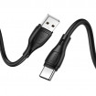 Кабель HOCO X61 Ultimate silicone charging data cable for Type-C Black (6931474747846)