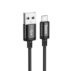 Кабель HOCO X89 Wind charging data cable Micro Чорний