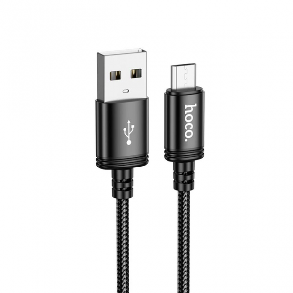 Кабель HOCO X89 Wind charging data cable Micro Чорний