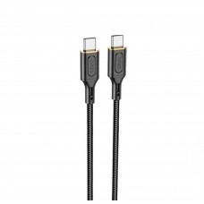 Кабель HOCO X95 Goldentop 60W charging data cable Type-C to Type-C Чорний