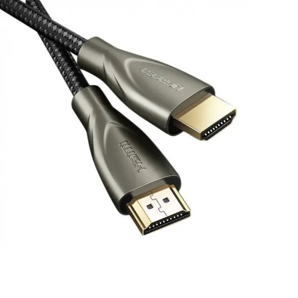 Кабель UGREEN HD131 HDMI Carbon Fiber Zinc Alloy Cable 2m (Gray) (UGR-50108)