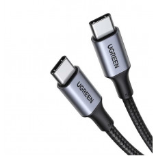 Кабель UGREEN US316 USB-C Cable Aluminum Case with Braided 2m (Black) (UGR-70429) (UGR-70429)