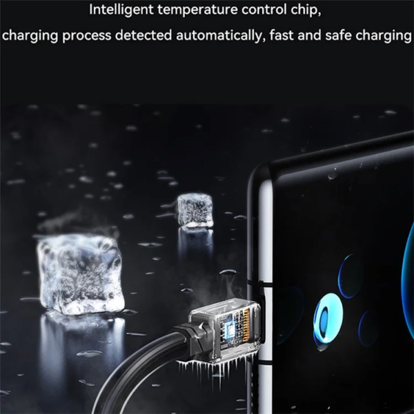 Кабель Usams US-SJ684 Type-C TO Type-C 100W 1.2m orange