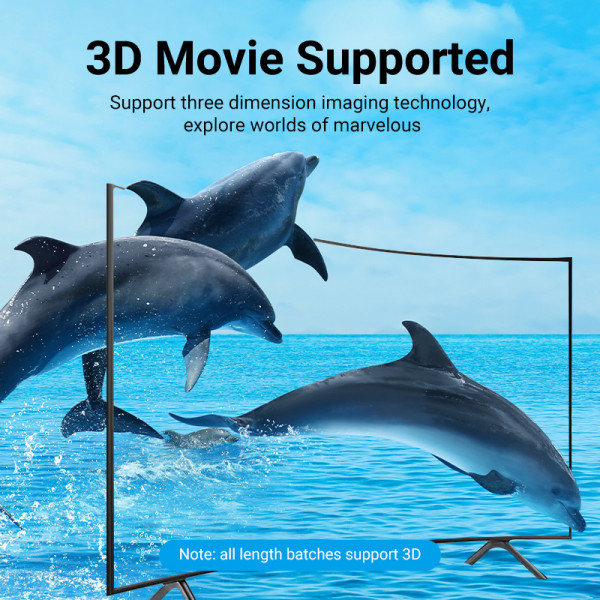 Кабель Vention HDMI Cable 1M Чорний for Engineering