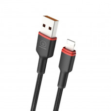 Кабель WUW-X203 USB Lightning 2,4А чорний
