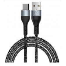 Кабель WUW-X213 USB Type-C 2,4А чорний